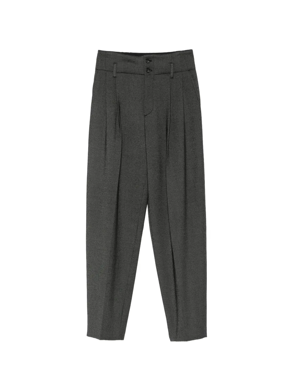 Alberta Ferretti pleated tapered trousers Grijs