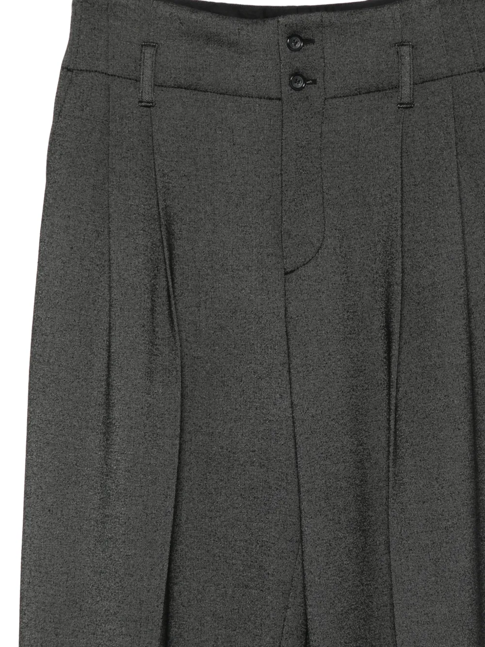 Alberta Ferretti pleated tapered trousers Grijs