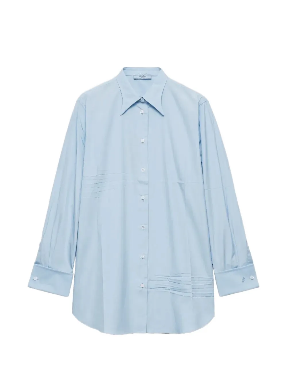Prada poplin shirt Blauw