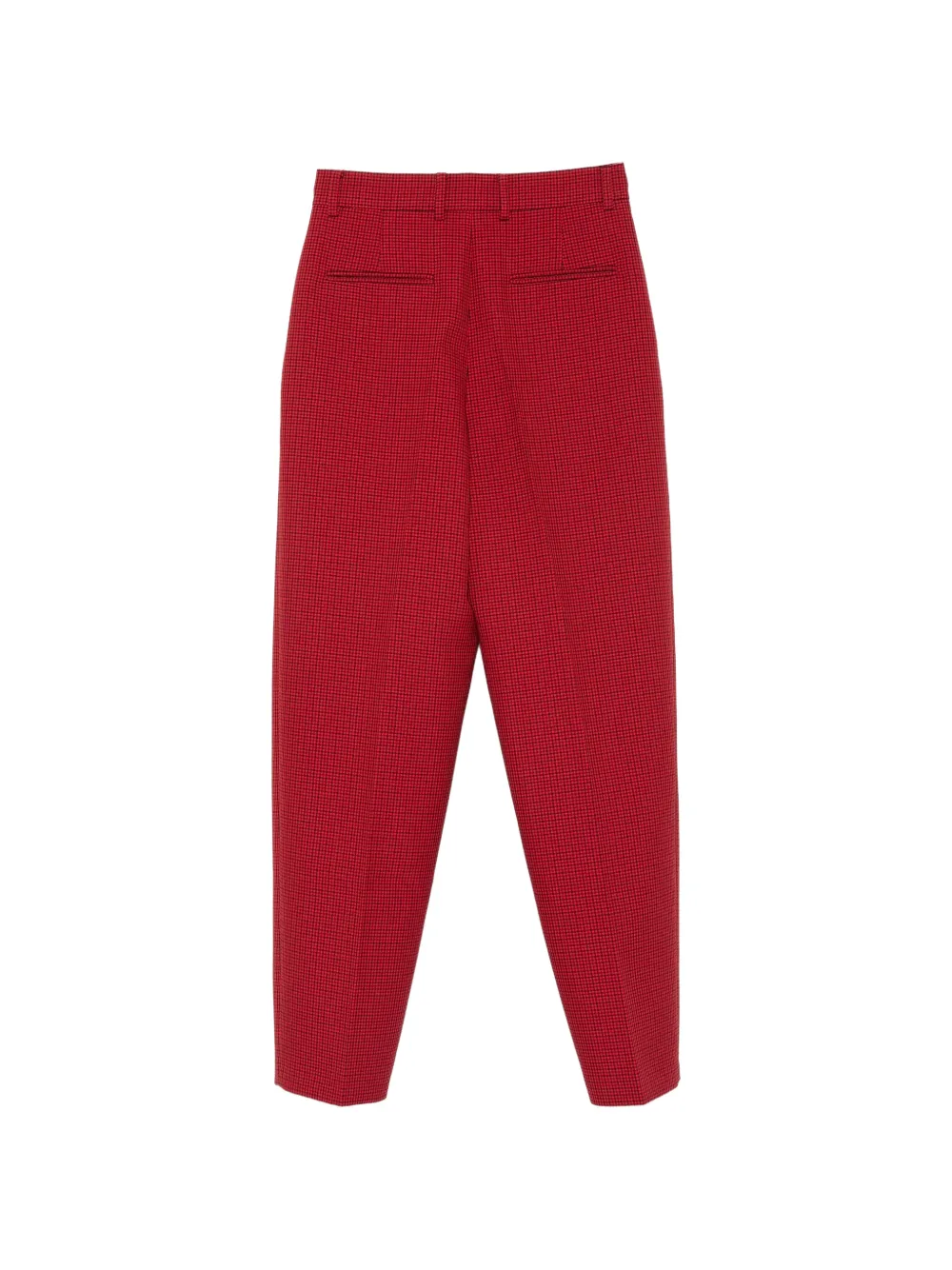 Nº21 Geruite plooibroek Rood