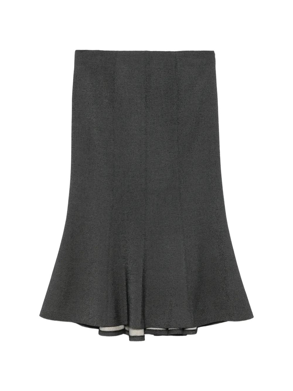 Alberta Ferretti zip-fastening midi skirt Grijs