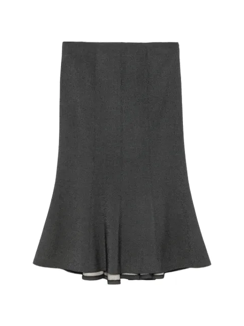 Alberta Ferretti zip-fastening midi skirt