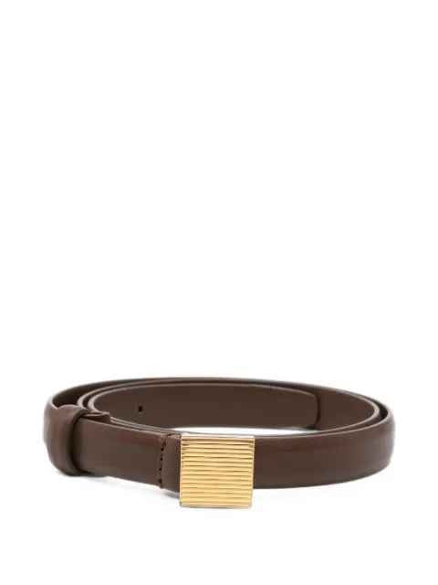 Alberta Ferretti engraved square-buckle belt