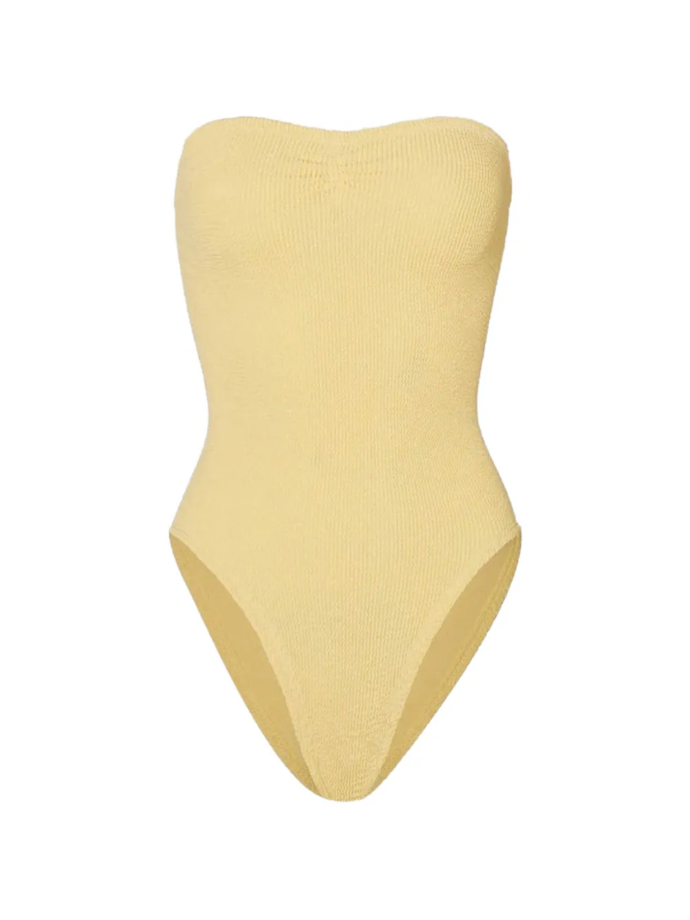Hunza G Brooke crinkled swimsuit - Giallo