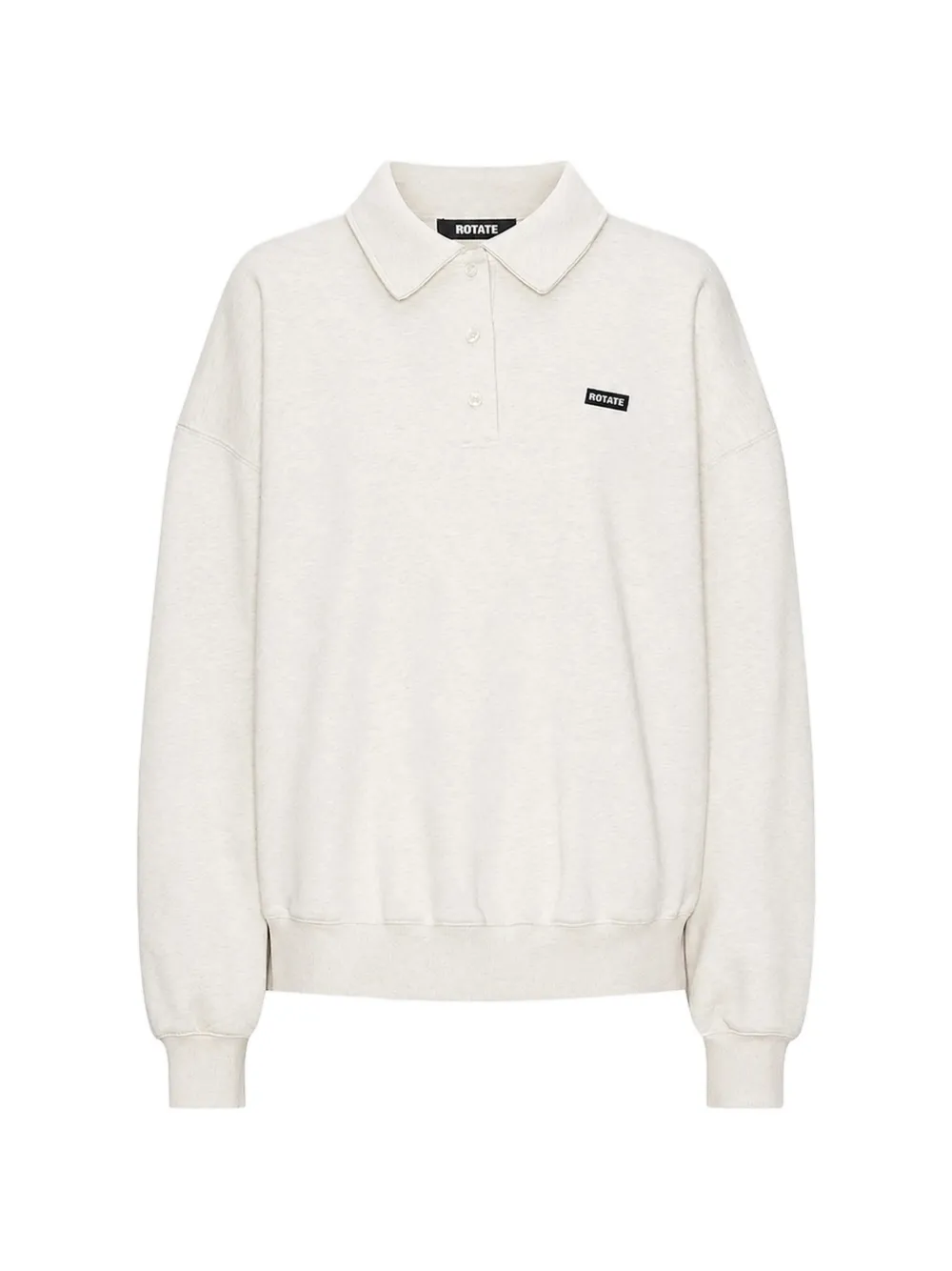 ROTATE BIRGER CHRISTENSEN heavy sweat polo white