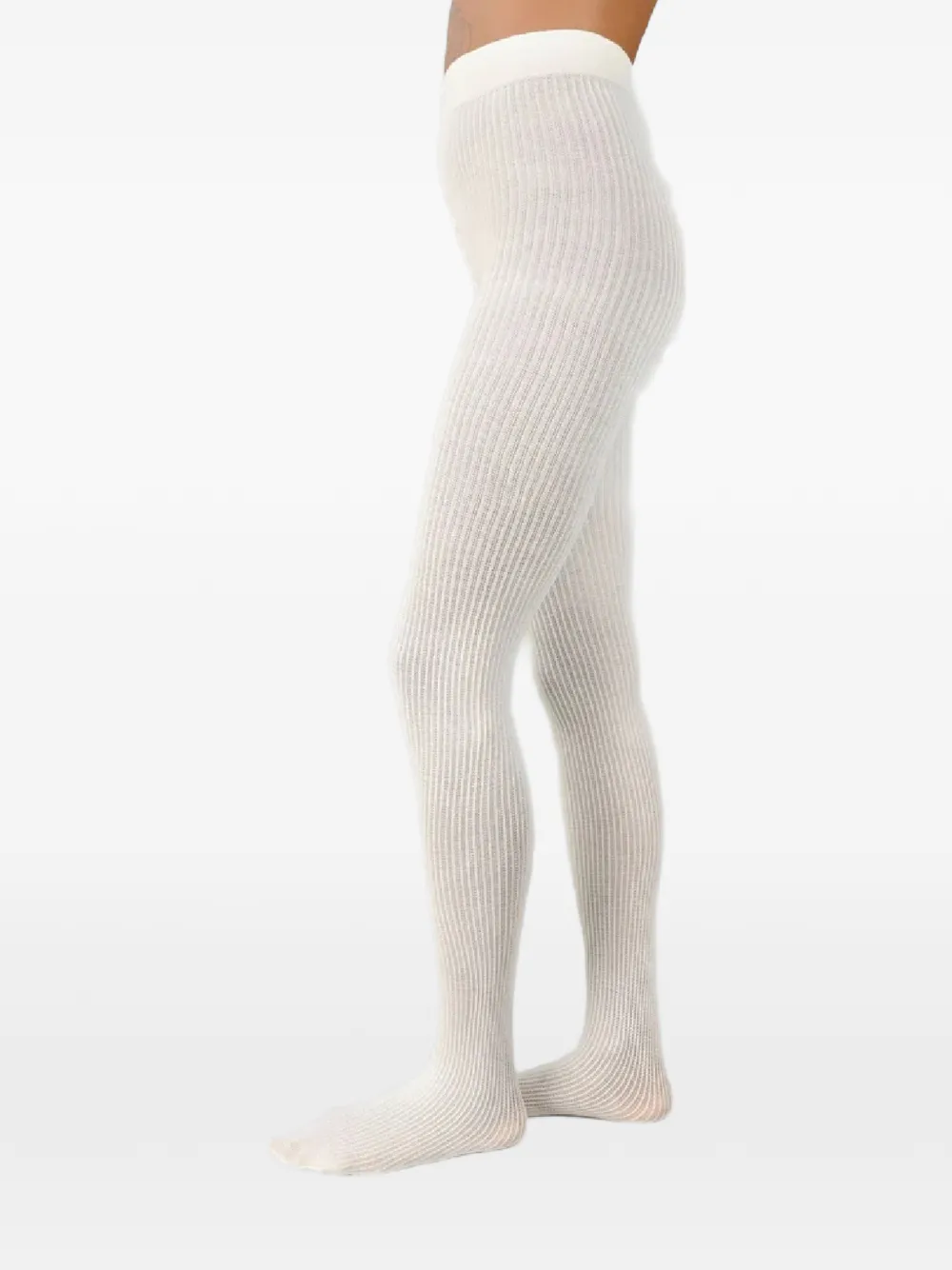 Swedish Stockings collants Zoe en maille côtelée - Tons neutres Swedish Stockings collants Zoe en maille côtelée - Tons neutres