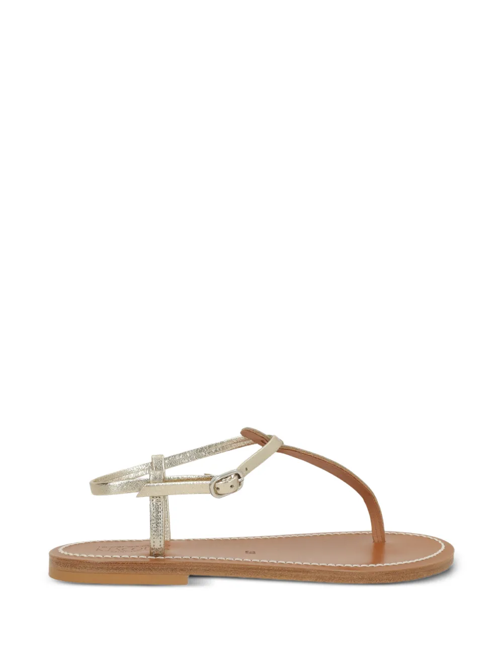 K. Jacques sandales Picon en cuir métallisé - Or K. Jacques sandales Picon en cuir métallisé - Or