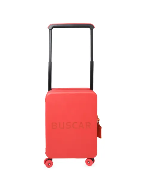 BUSCAR logo-embossed hardshell suitcase