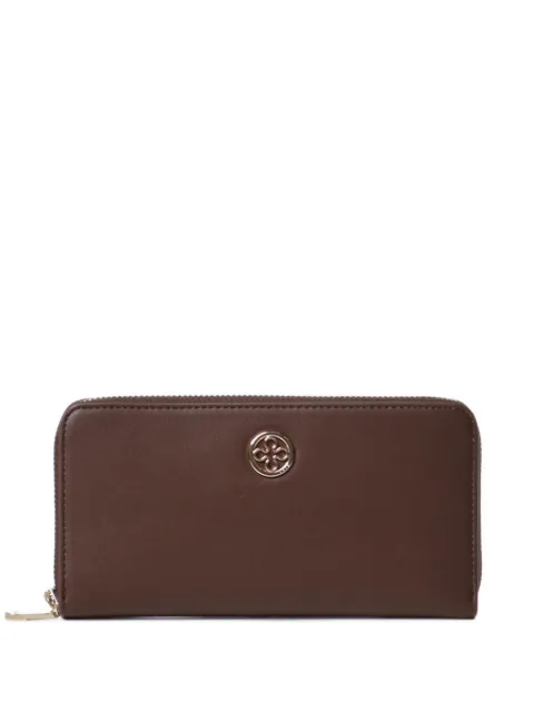 V°73 logo-plaque zip-around wallet