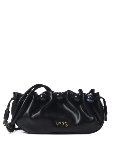 V°73 Topaz chibead-embellished ruched mini bag