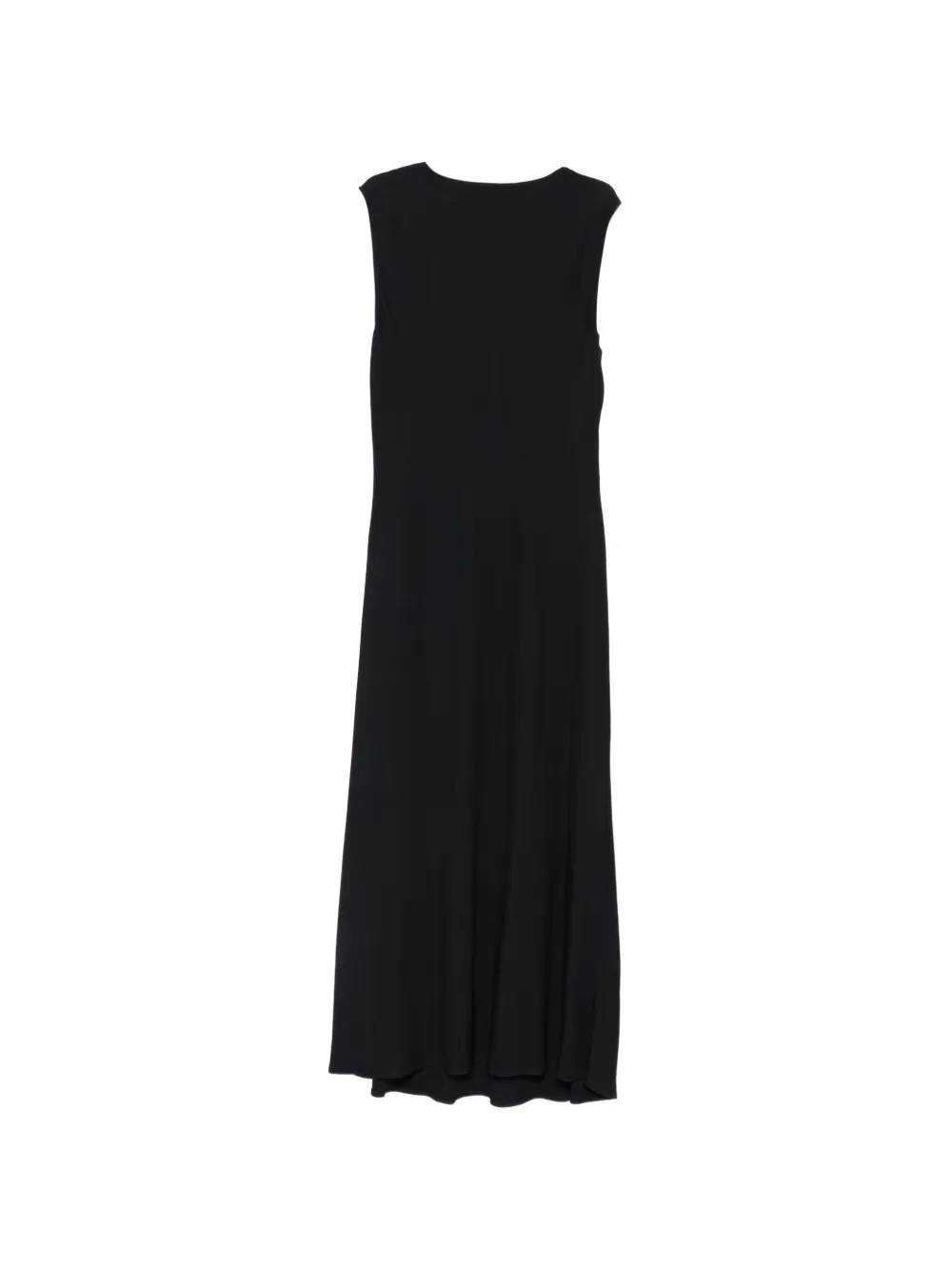 Semicouture Midi-jurk met gesmockt detail Blauw
