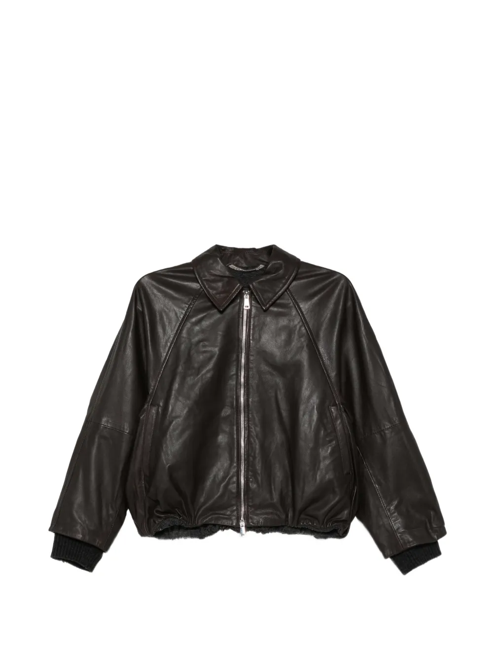 The Jackie Leathers Fiamma Lederjacke - Braun