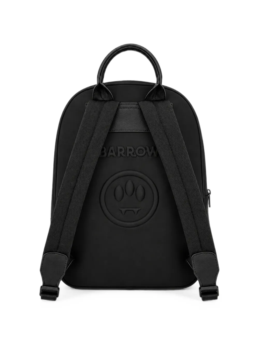Barrow kids Rugzak met logo-reliëf Zwart