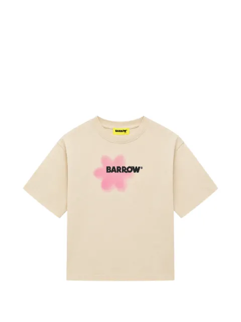 Barrow kids logo-print cotton T-shirt