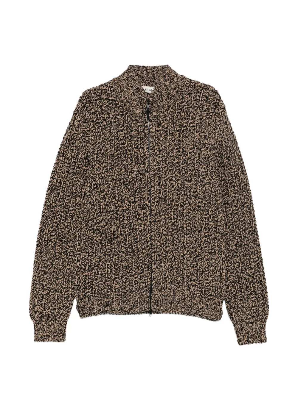 Altea Chunky-knit Zip-up Cardigan In Neutrals