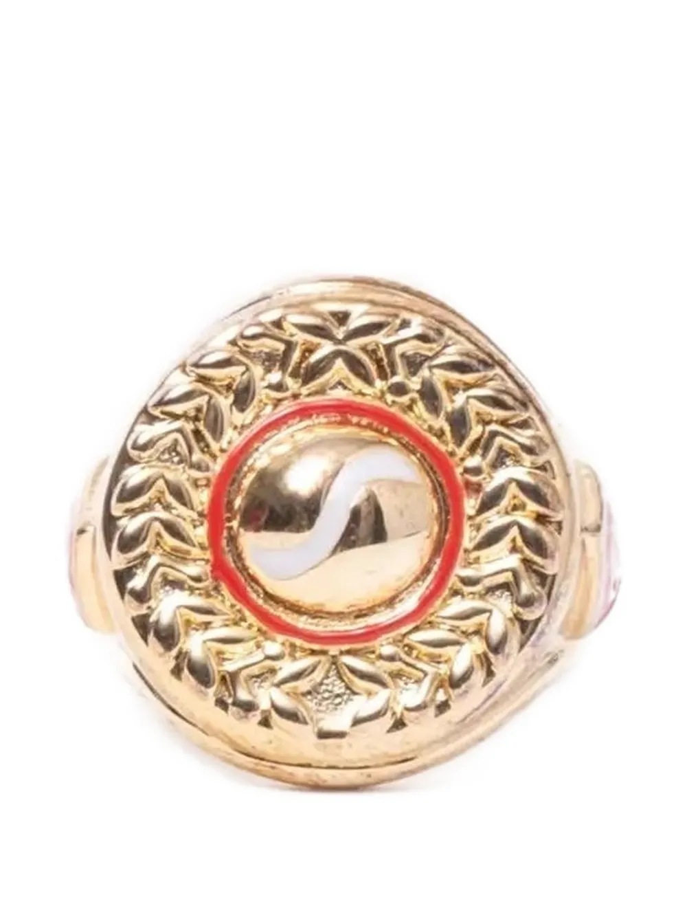Casablanca Sports Medallion ring - Oro