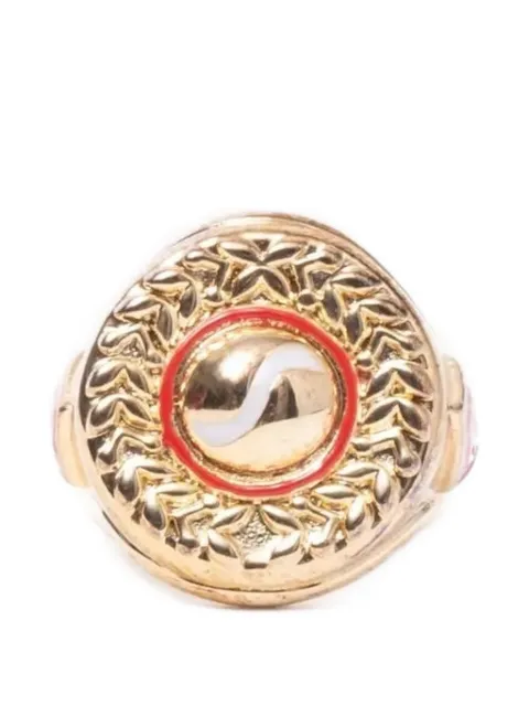 Casablanca Sports Medallion ring