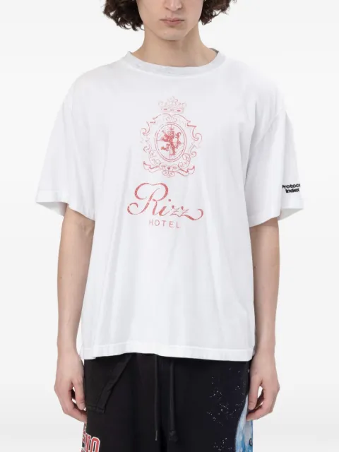 PROTOCOL INDEX Four Hands layered-design T-shirt