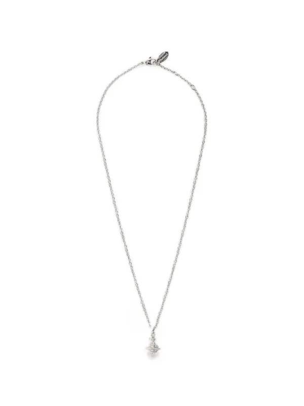 Vivienne Westwood Mayfair Small Orb Pendant Necklace in Silver