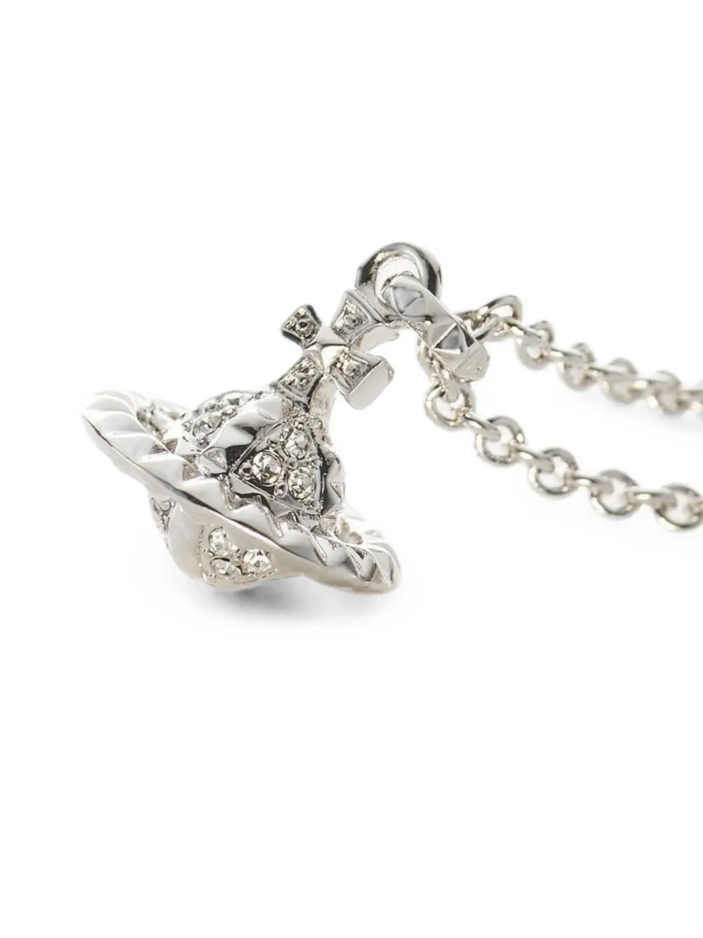 Vivienne Westwood Mayfair Small Orb Pendant Necklace in Silver, view 2