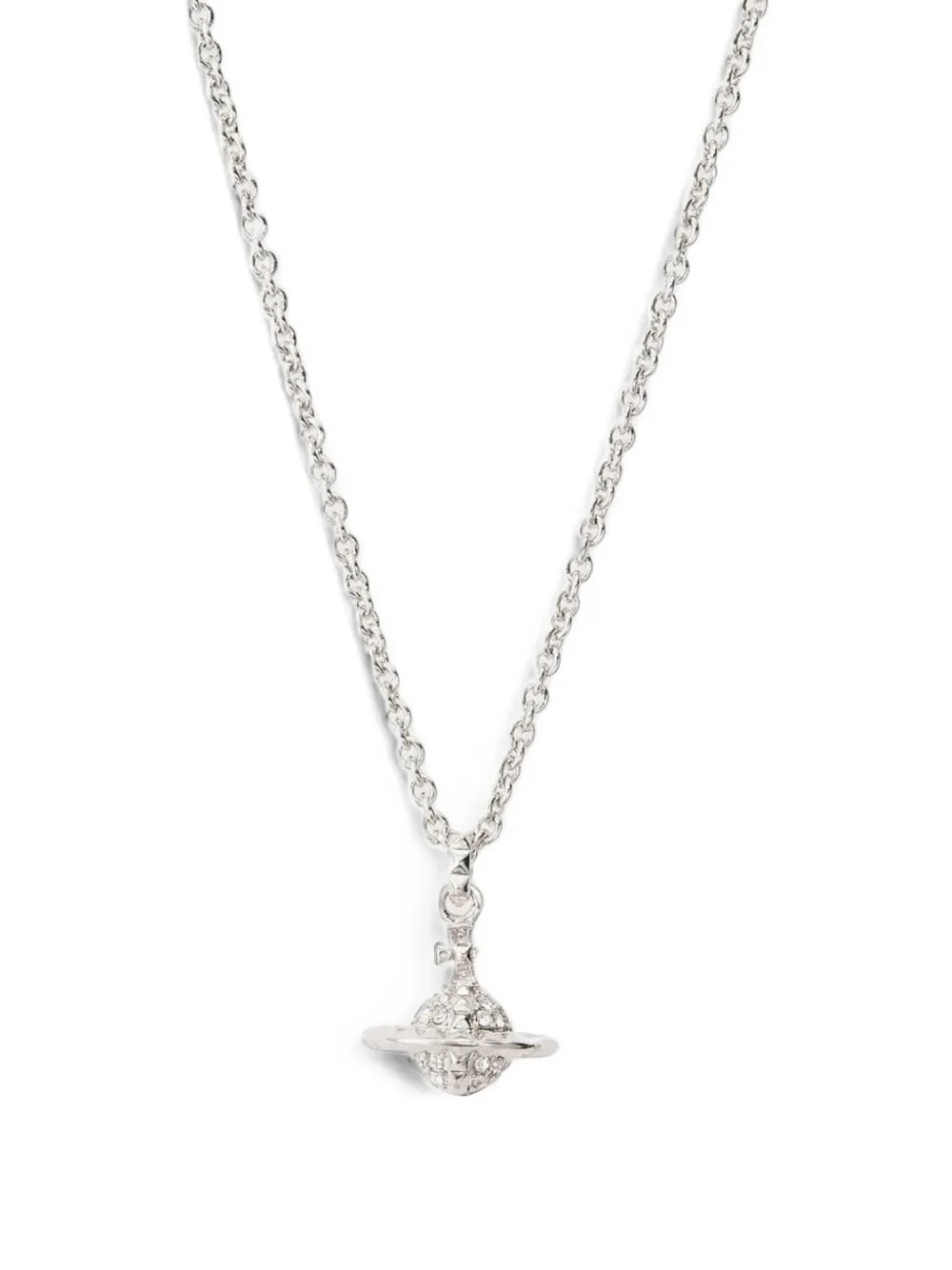 Vivienne Westwood Mayfair Small Orb Pendant Necklace in Silver, view 4
