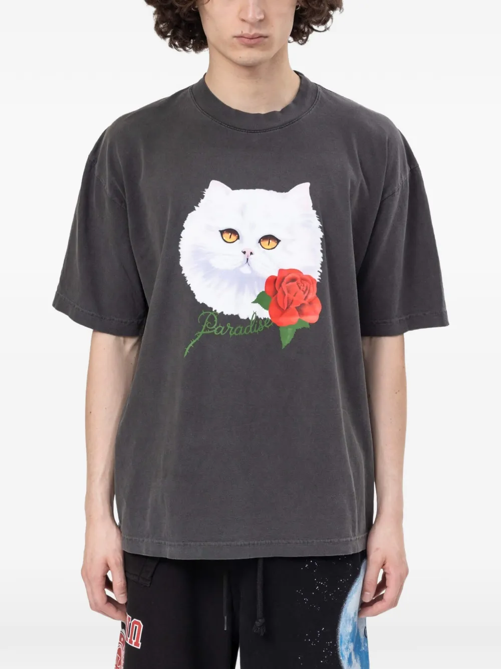 PARADISE NYC Purradise graphic-print T-shirt