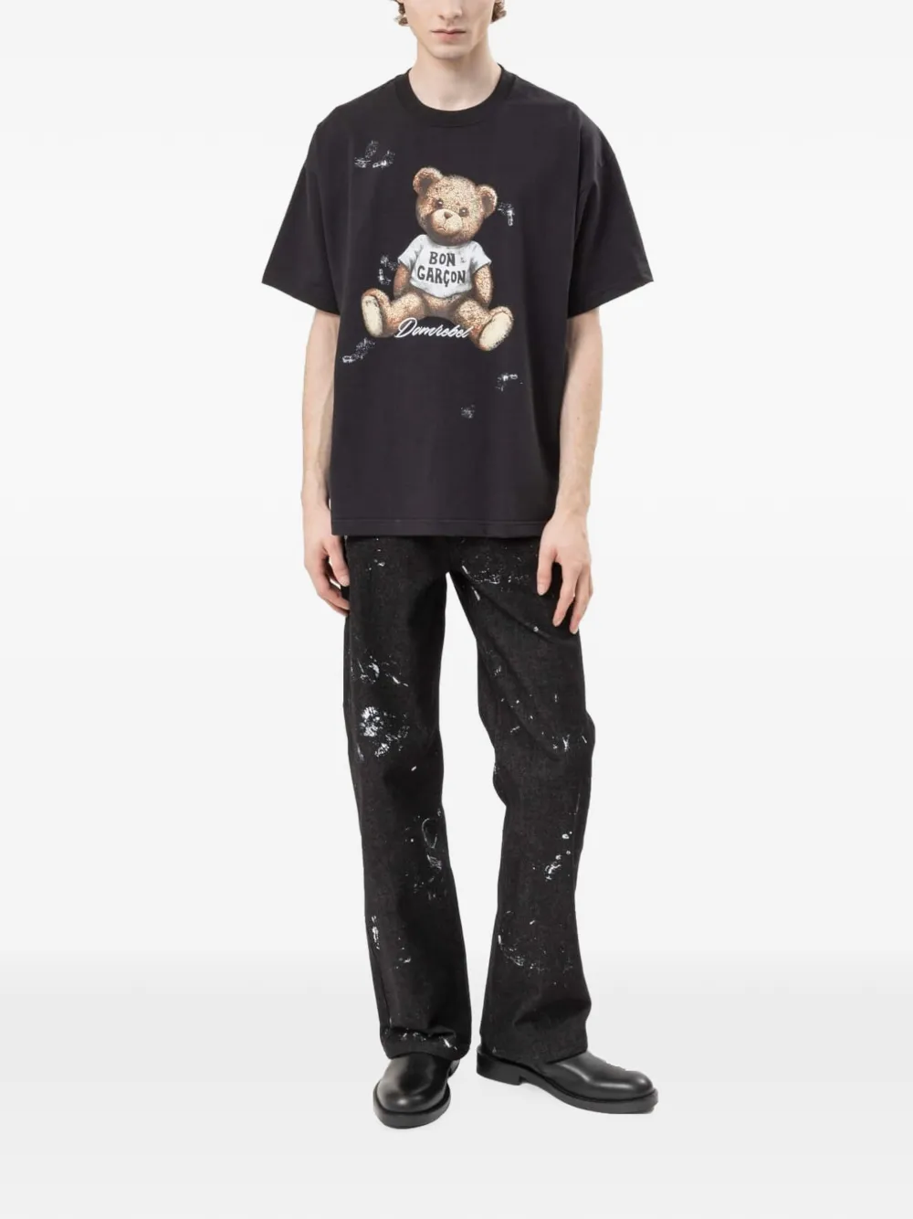DOMREBEL Good Bear T-shirt Zwart