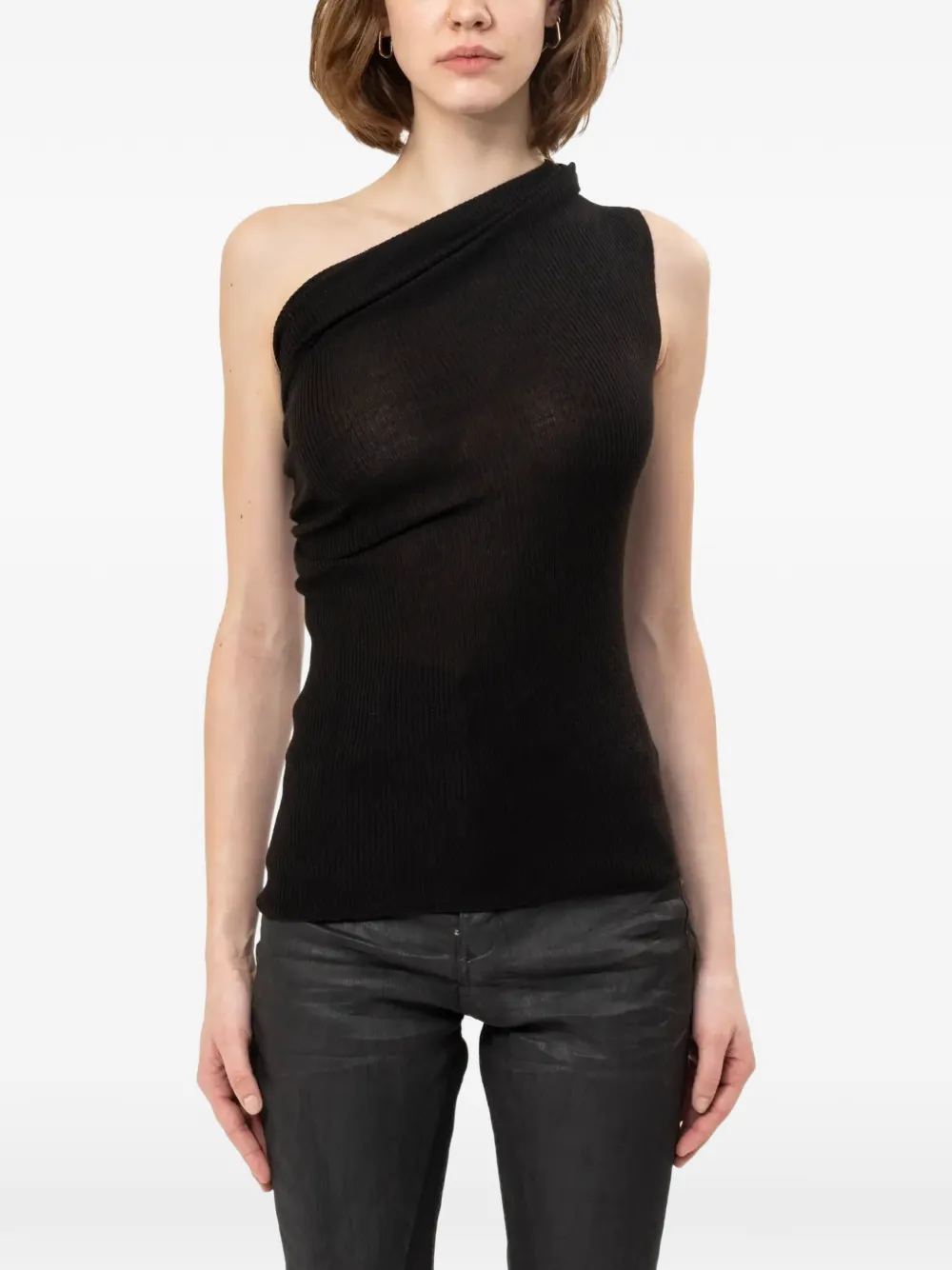 Rick Owens Athena asymmetric draped top