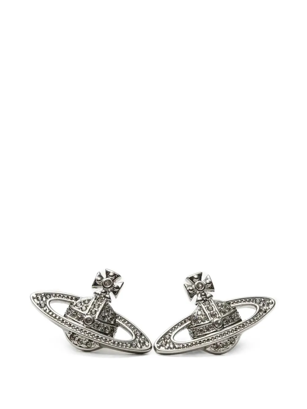 Vivienne Westwood Mini Bas Relief earrings - Silver