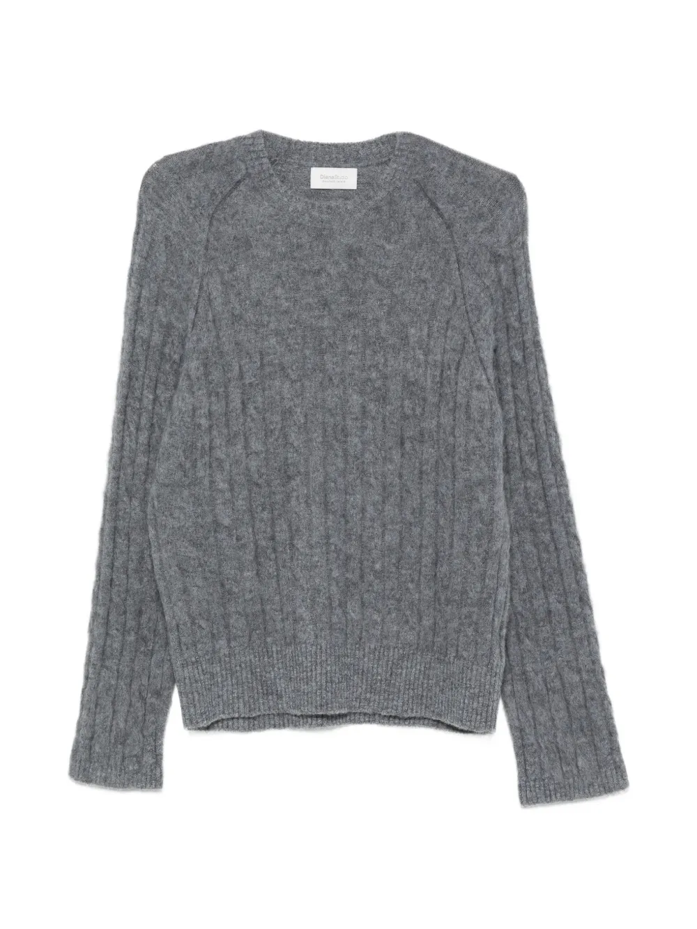Diana Studio cable-knit raglan-sleeve sweater