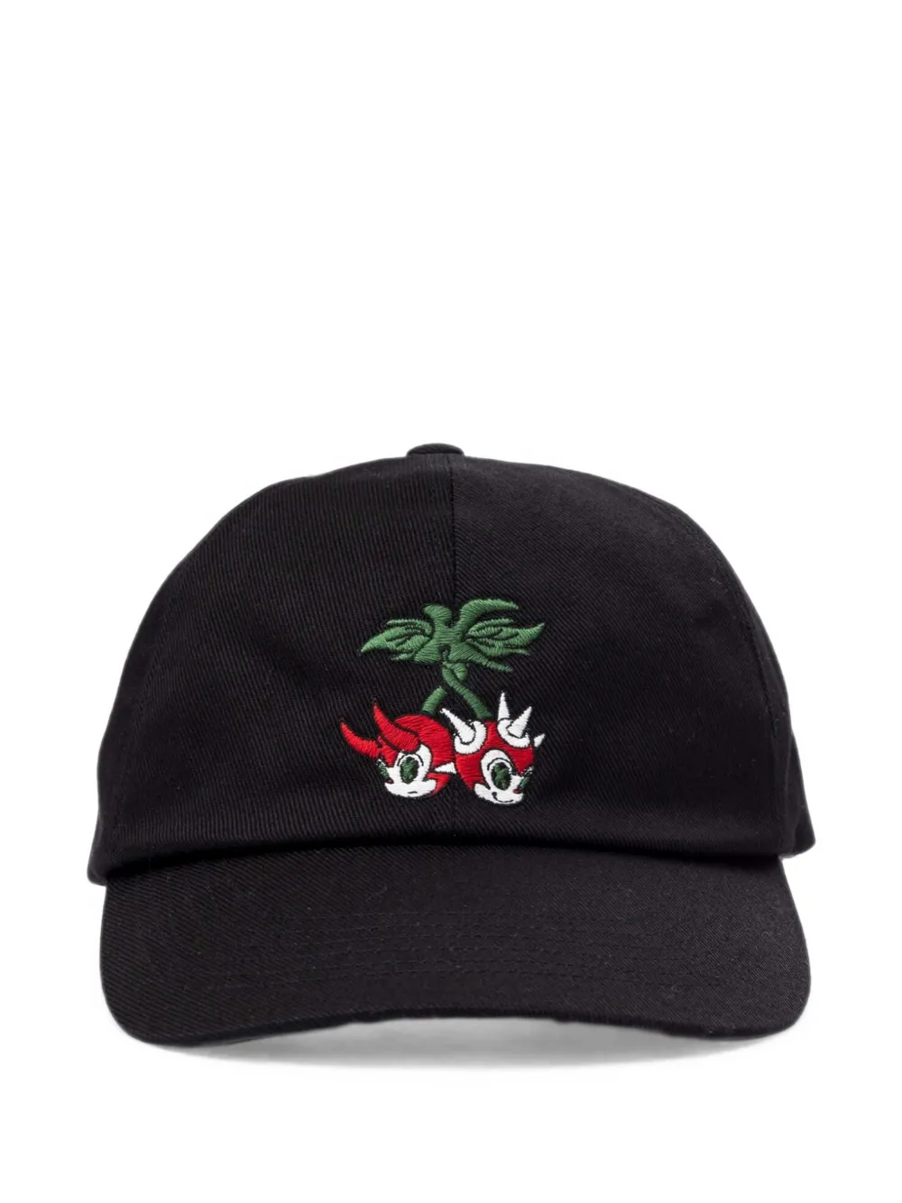 KAMIYA CA4LA Bakeneko cherry-embroidered cap