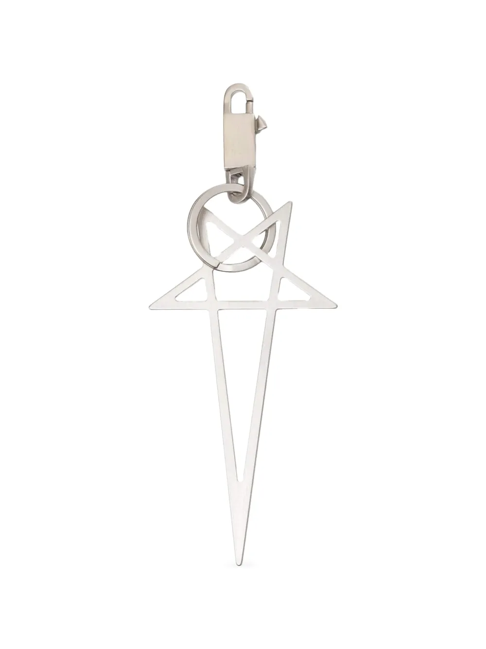 Rick Owens Pentagram keychain