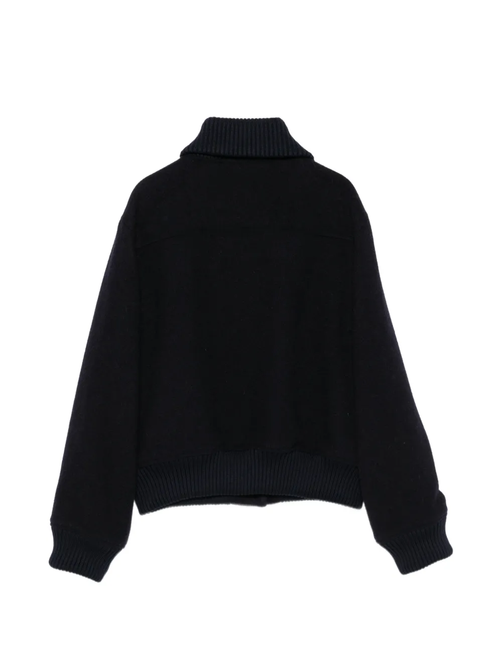 ASPESI Jack met sjaalkraag Blauw