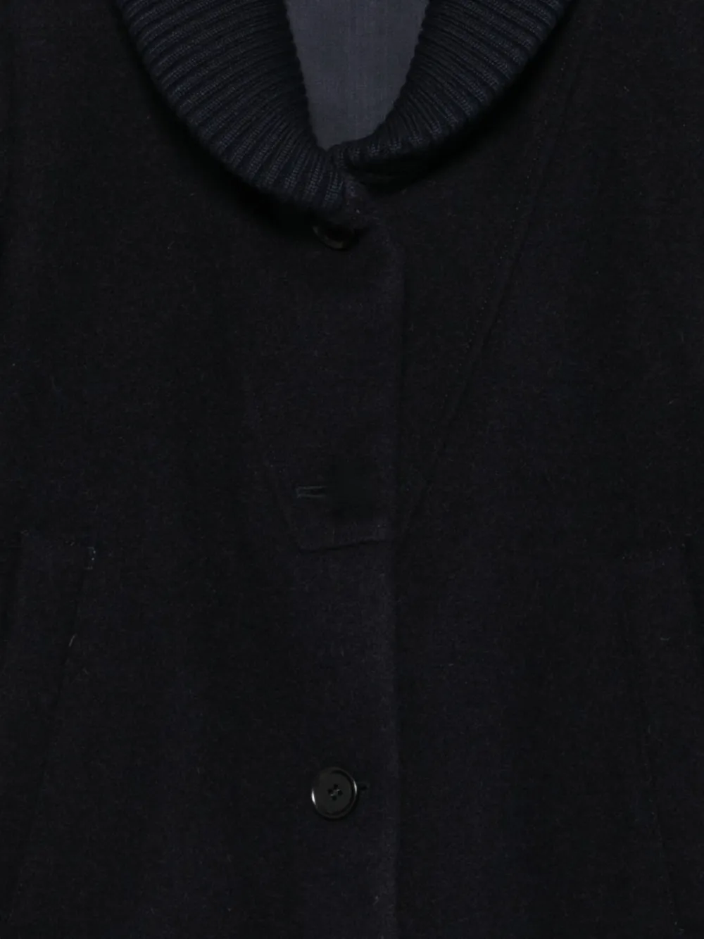 ASPESI Jack met sjaalkraag Blauw