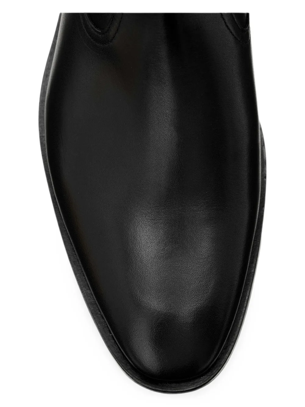 AllSaints Hiro zip-up leather boots Zwart