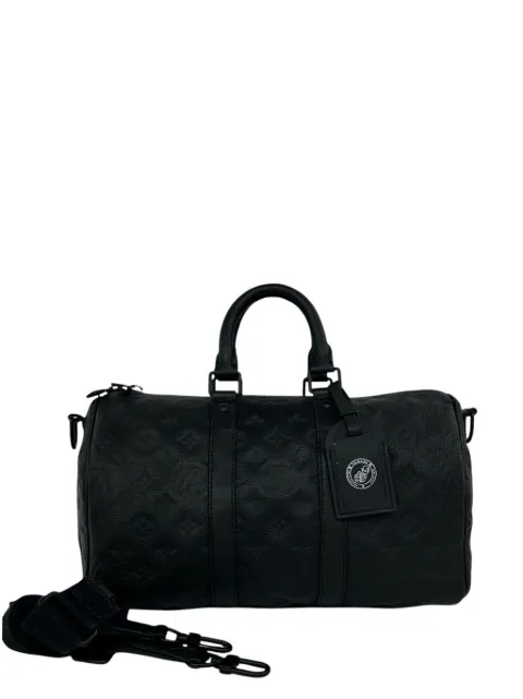 Louis Vuitton Pre-Owned 2021-2026 Monogram Taurillon Keepall Bandouliere 35 satchel