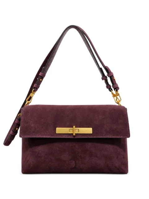 Poche Paris bolso de hombro Torba de ante con cierre giratorio