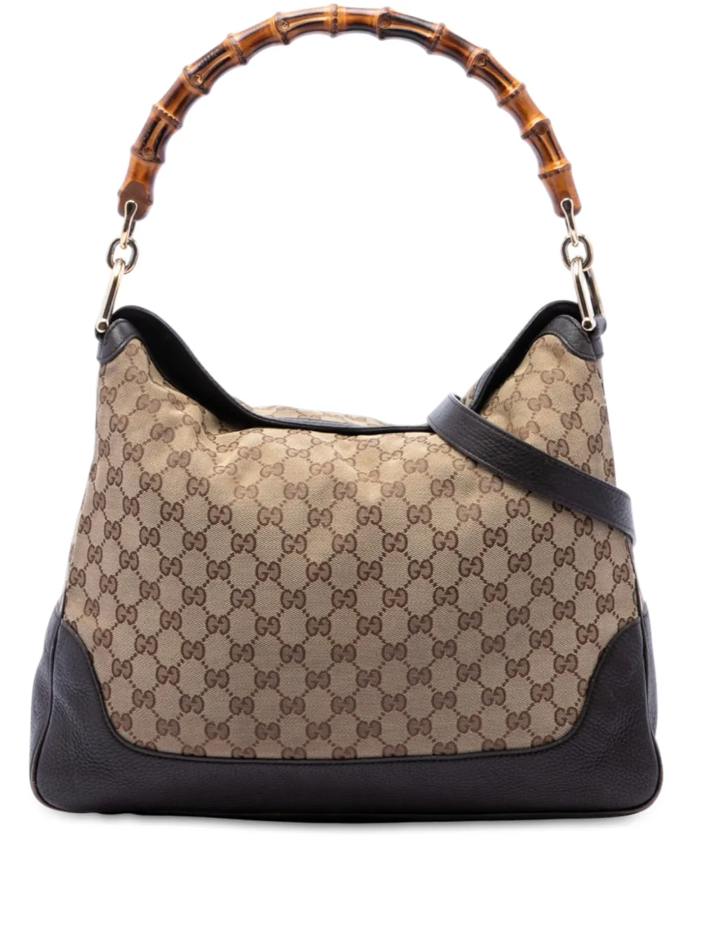 Gucci Pre-Owned 2016-2026 GG Canvas Bamboo Diana satchel - Neutrals