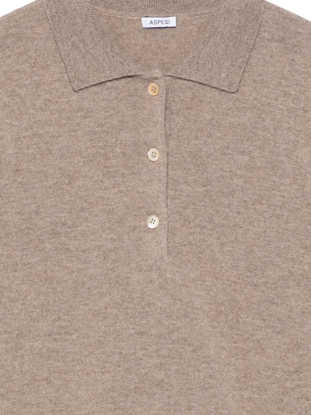 ASPESI Trui met polokraag Beige