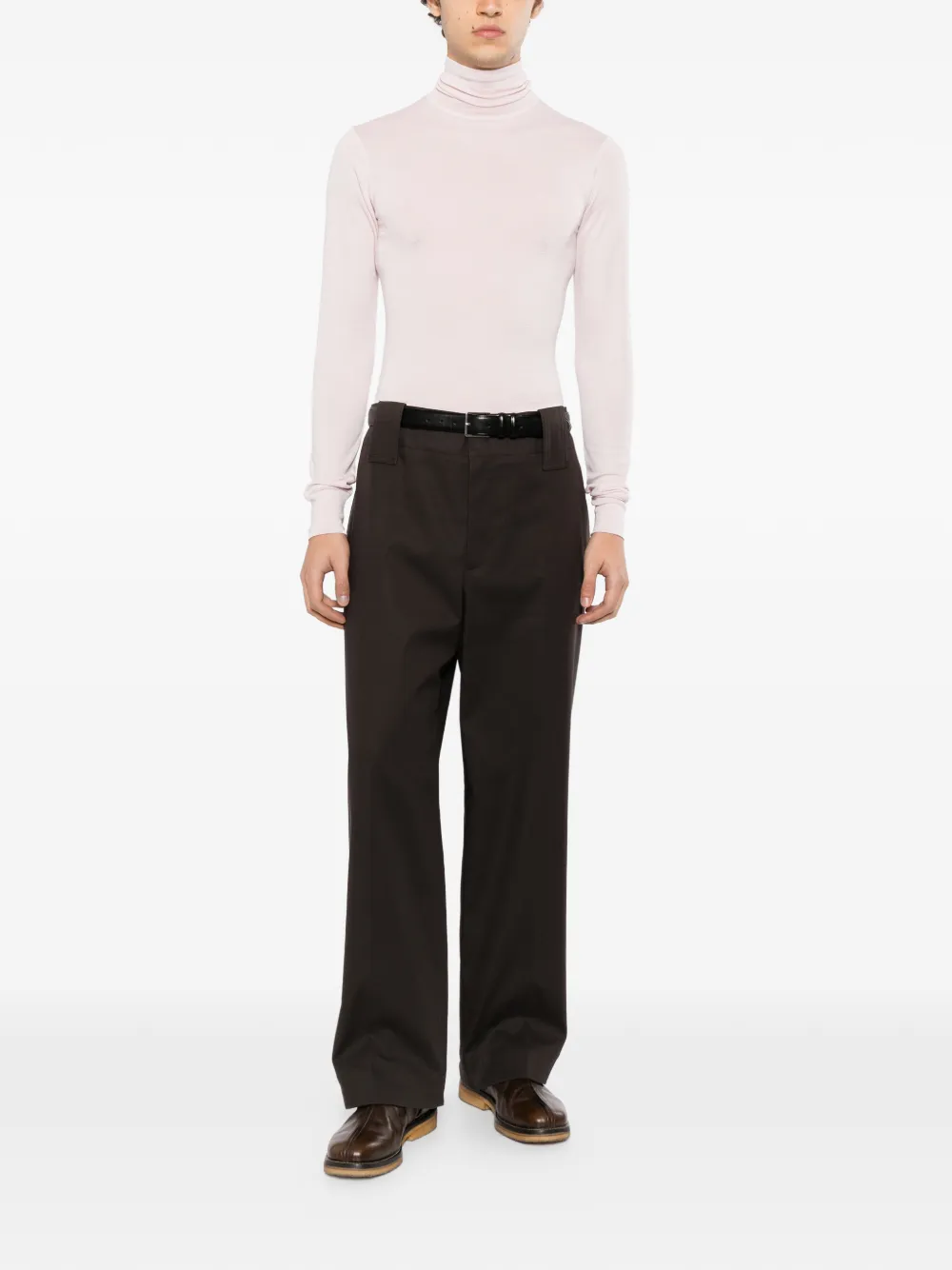 LEMAIRE T-shirt met col Roze