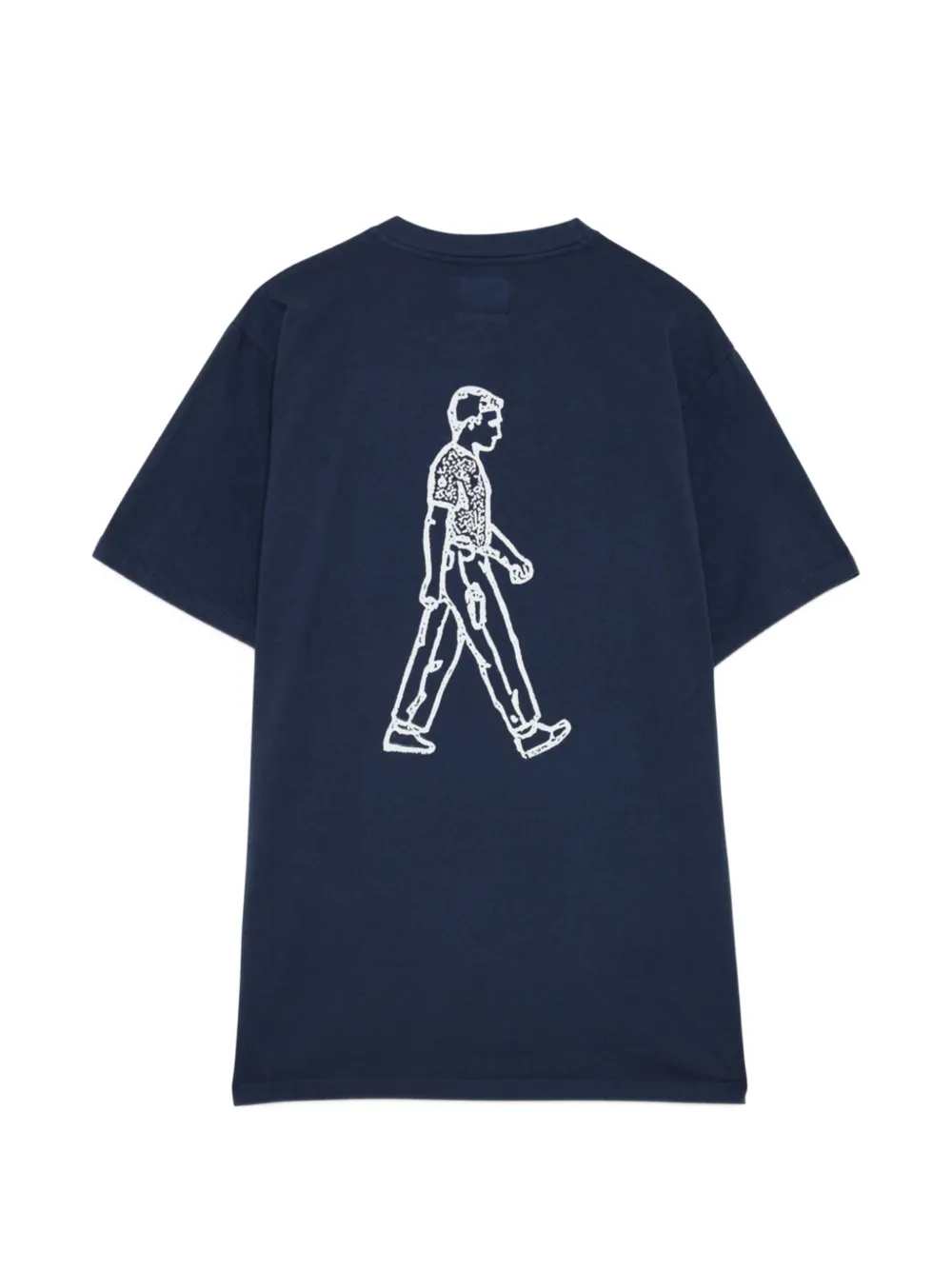 Engineered Garments T-shirt met logoprint Blauw