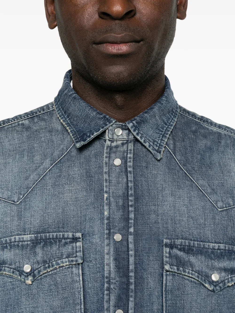 DONDUP Denim overhemd Blauw