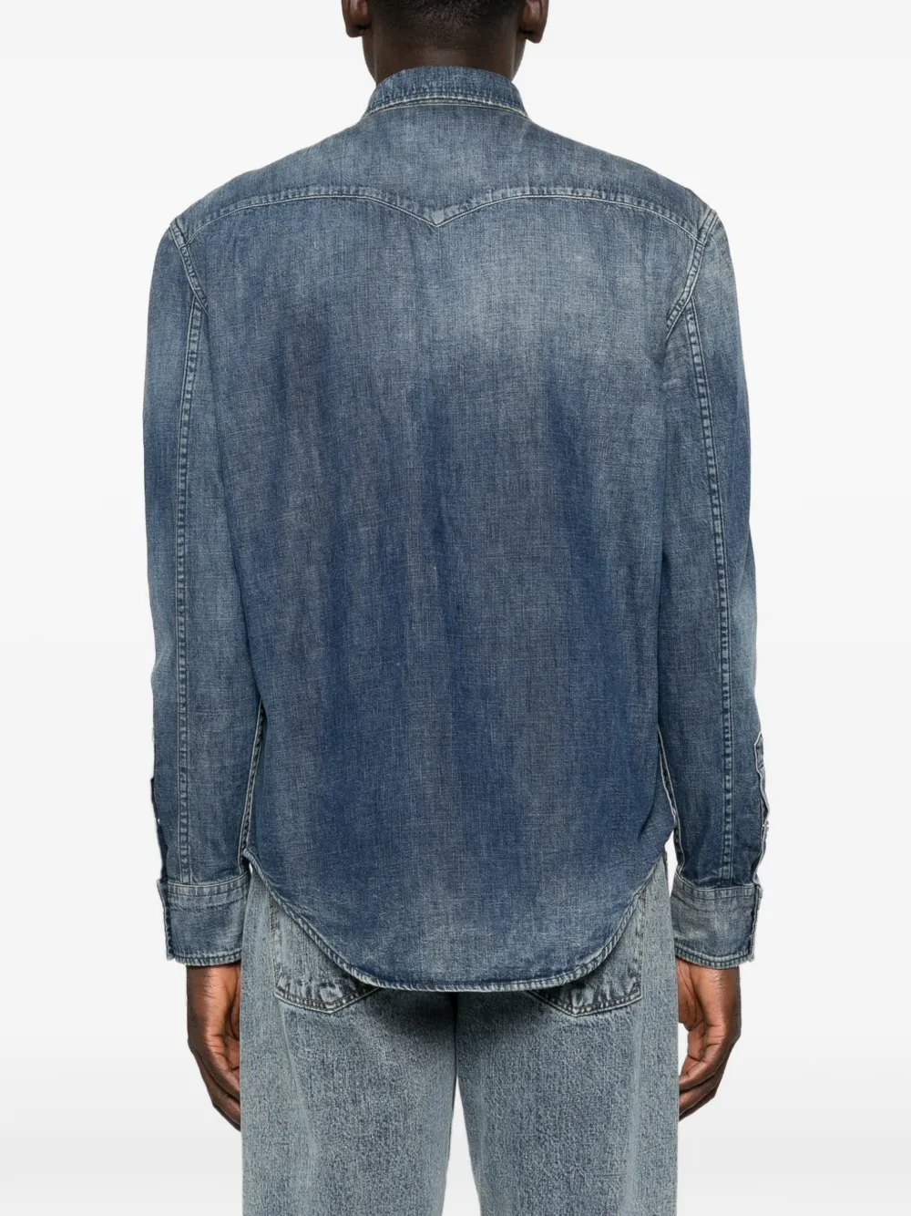DONDUP Denim overhemd Blauw