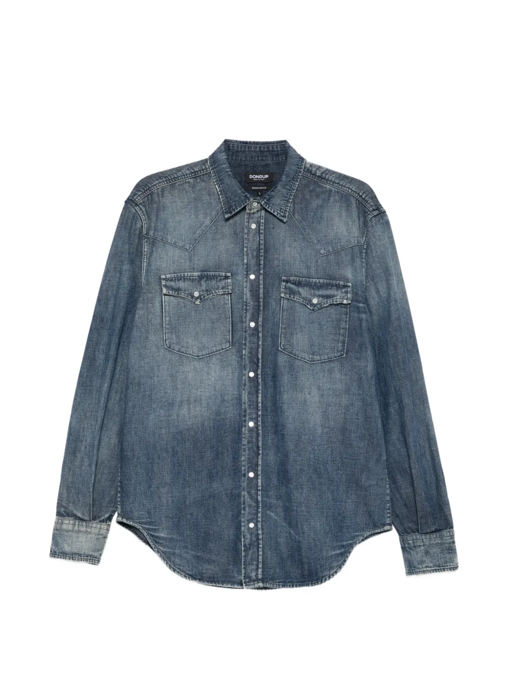 DONDUP western denim shirt - Blau