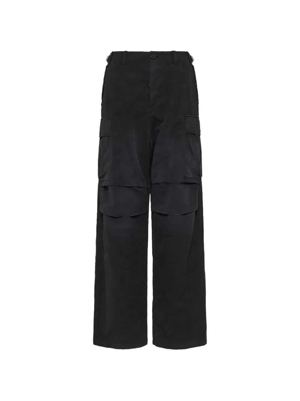 FENDI black cotton trousers Zwart