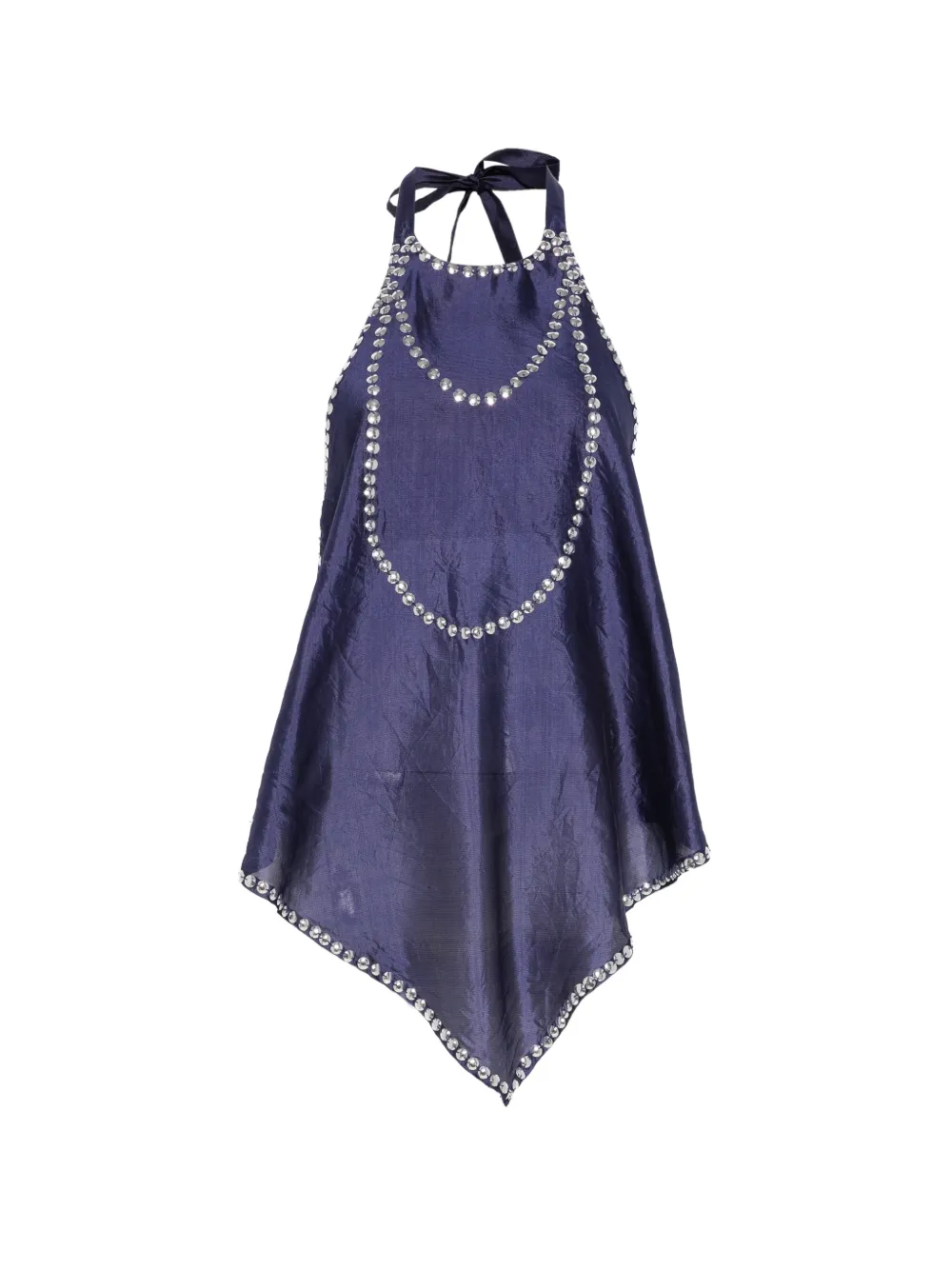 Gimaguas embellished halterneck top - Blu