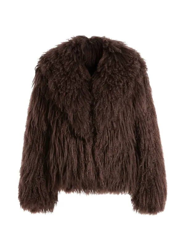 16Arlington Maryam Shearling Jacket in Brown