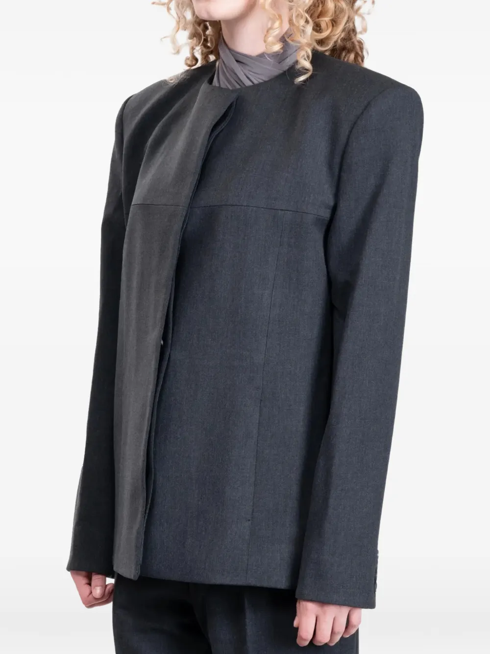 ENTIRE STUDIOS Oblong blazer Grijs