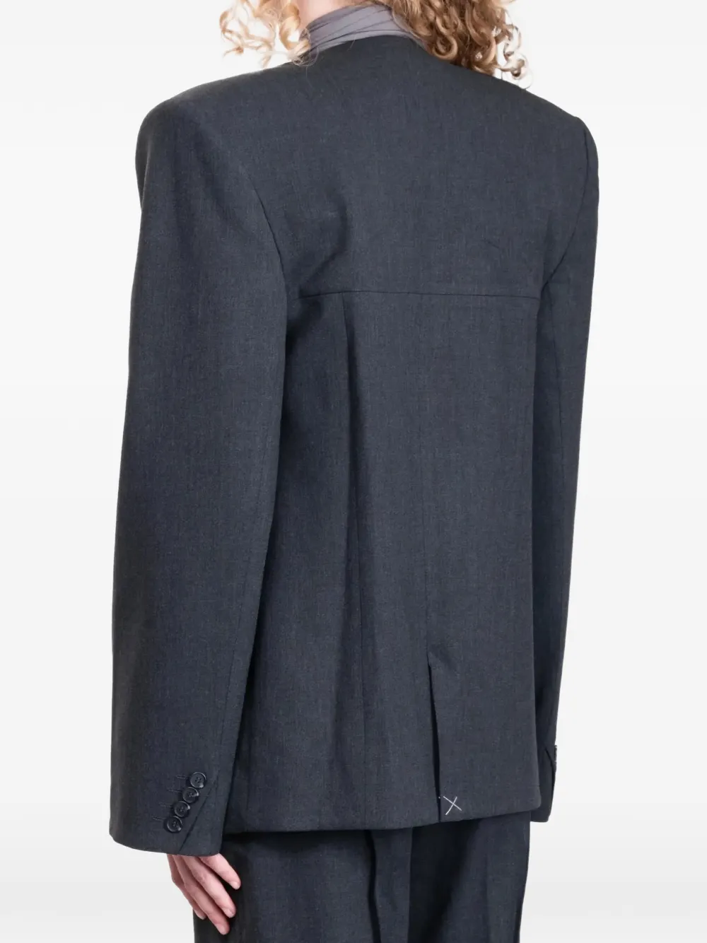 ENTIRE STUDIOS Oblong blazer Grijs