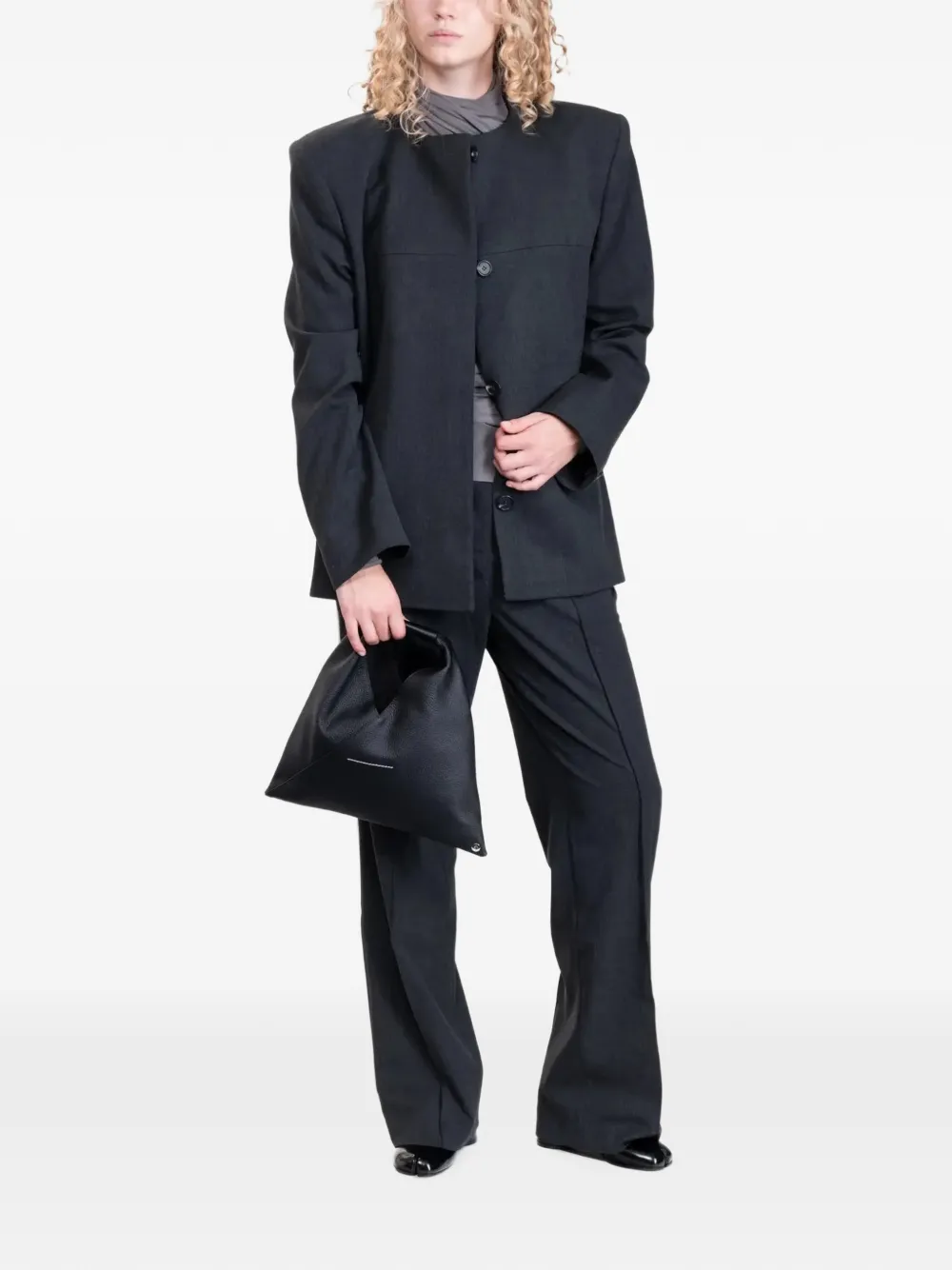 ENTIRE STUDIOS Oblong blazer Grijs